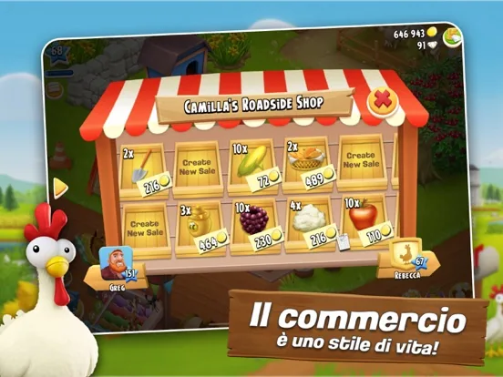 Scena di un gioco di fattoria che rappresenta l'atmosfera di VendemmiaFico